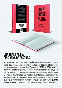 portada Una Frase al Dia, Cinc Anys de Records (in Catalá)