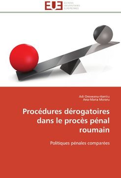 portada Procedures Derogatoires Dans Le Proces Penal Roumain