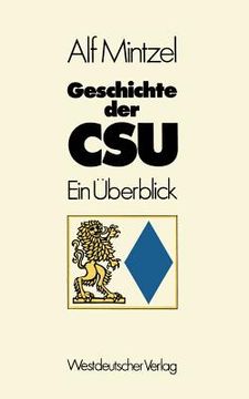 portada Geschichte Der CSU: Ein Überblick (en Alemán)