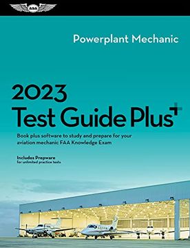 portada 2023 Powerplant Mechanic Test Guide Plus: Book Plus Software to Study and Prepare for Your Aviation Mechanic faa Knowledge Exam (Asa Fast-Track Test Guides) 