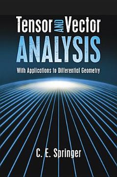 portada tensor and vector analysis: with applications to differential geometry