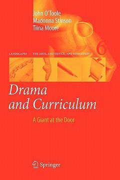 portada drama and curriculum: a giant at the door (en Inglés)