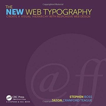 portada The New Web Typography: Create a Visual Hierarchy with Responsive Web Design (en Inglés)