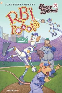 portada Fuzzy Baseball Vol. 3: R.B.I. Robots (en Inglés)