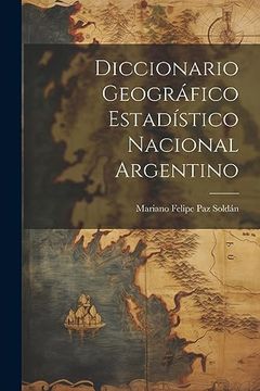 portada Diccionario Geográfico Estadístico Nacional Argentino