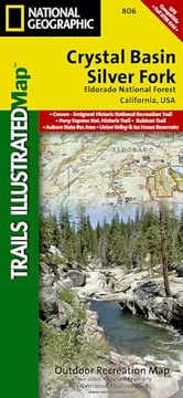 portada Crystal Basin, Silver Fork map [Eldorado National Forest] (National Geographic Trails Illustrated Map, 806) (en Inglés)