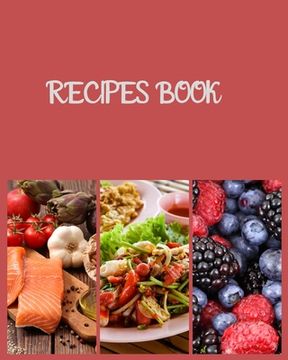 portada Recipes book: The great cookbook do-it-yourself to note down your 115 favorite recipes with index (en Inglés)