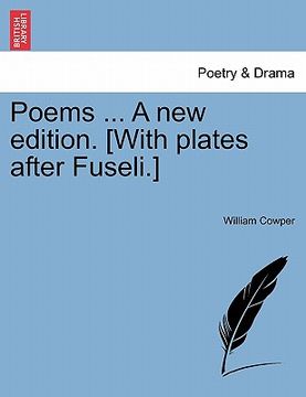 portada poems ... a new edition. [with plates after fuseli.] (en Inglés)