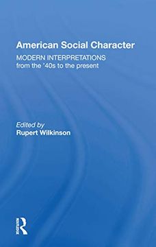 portada American Social Character: Modern Interpretations (en Inglés)