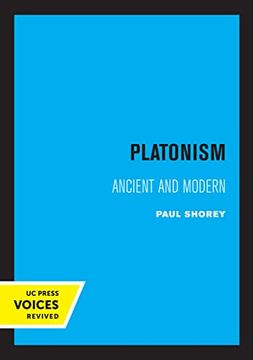 portada Platonism: Ancient and Modern: 14 (Sather Classical Lectures) 