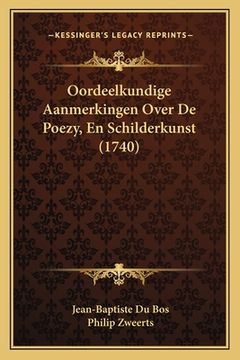 portada Oordeelkundige Aanmerkingen Over De Poezy, En Schilderkunst (1740)