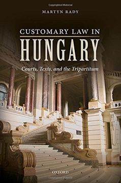 portada Customary Law in Hungary: Courts, Texts, and the Tripartitum
