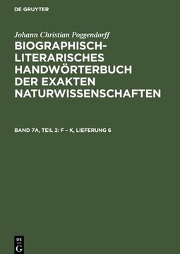 portada F¿ K, Lieferung 6 (in German)
