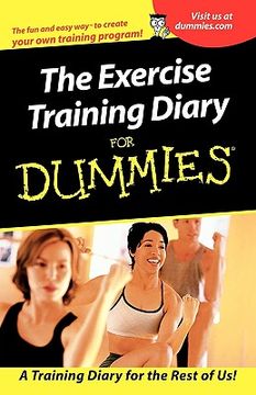portada the exercise training diary for dummies (en Inglés)