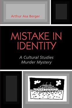 portada mistake in identity: a cultural studies murder mystery (en Inglés)