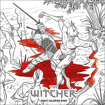 portada The Witcher Adult Coloring Book (in English)