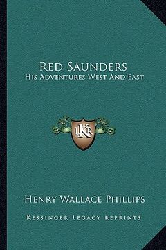 portada red saunders: his adventures west and east (en Inglés)