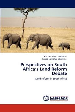 portada perspectives on south africa's land reform debate (en Inglés)