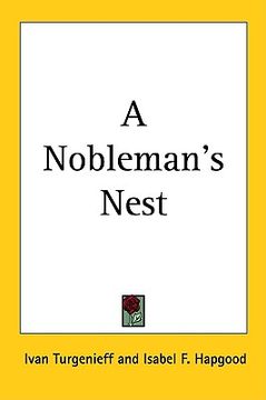 portada a nobleman's nest (en Inglés)