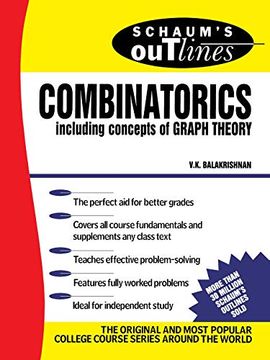 portada Schaum's Outline of Theory and Problems of Combinatorics Including Concepts of Graph Theory (en Inglés)
