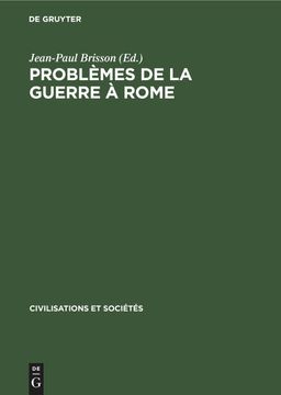 portada Problèmes de la Guerre à Rome (in French)
