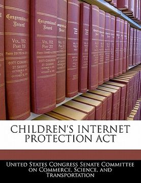 portada children's internet protection act (in English)