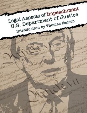 portada Legal Aspects of Impeachment: U.S Department of Justice