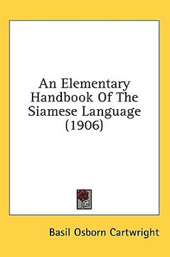 portada an elementary handbook of the siamese language (1906) (in English)
