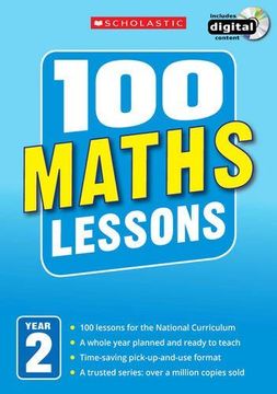 portada 100 Maths Lessons: Year 2 (100 Lessons - New Curriculum)