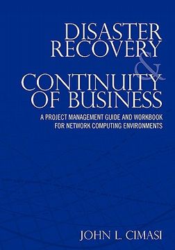 portada disaster recovery & continuity of business