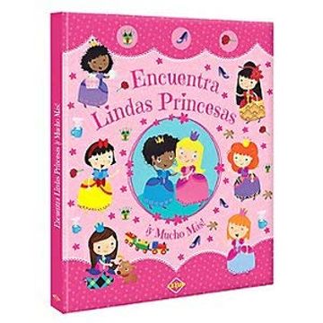 portada Encuentra Lindas Princesas ¡Y Mucho Más! (in Spanish)