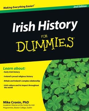 portada Irish History for Dummies, 2nd Edition (en Inglés)
