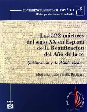 portada Los 522 mártires del siglo XX en España de la Beatificación del año de la fe