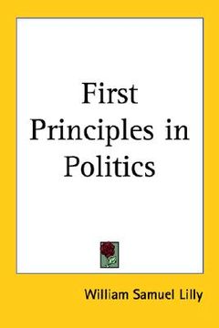portada first principles in politics
