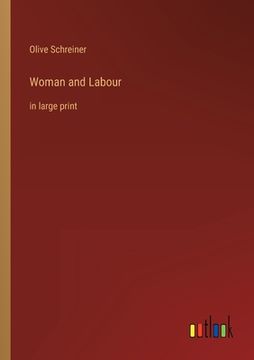 portada Woman and Labour: in large print (in English)