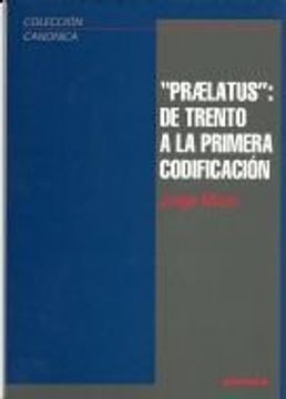 portada Praelatus: de Trento a la primera codificación (Colección canónica)