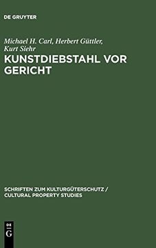 portada Kunstdiebstahl vor Gericht (Schriften zum Kulturg Terschutz (en Alemán)