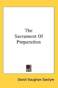 portada the sacrament of preparation (en Inglés)