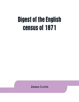 portada Digest of the English census of 1871