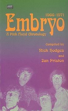 portada embryo: a pink floyd chronology 1966-1971 (en Inglés)
