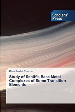 portada Study of Schiff's Base Metal Complexes of Some Transition Elements