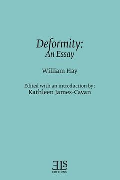 portada Deformity: An Essay (e l s Monograph Series) 