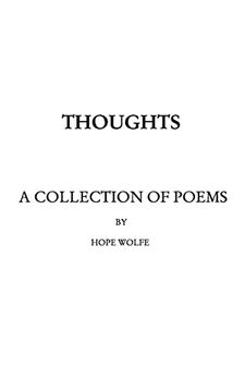portada Thoughts: A Collection of Poems (en Inglés)