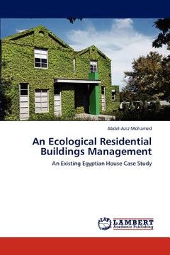 portada an ecological residential buildings management (en Inglés)