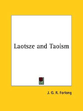 portada laotsze and taoism (en Inglés)