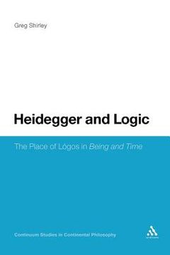 portada heidegger and logic (en Inglés)