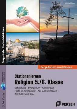 portada Stationenlernen Religion 5. /6. Klasse (en Alemán)
