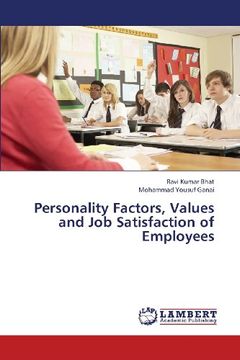 portada Personality Factors, Values and Job Satisfaction of Employees