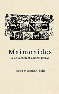 portada Maimonides: A Collection of Critical Essays (en Inglés)