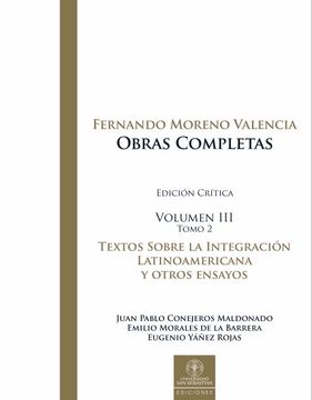 portada Fernando Moreno Valencia-Obras completas-Volumen III-Tomo 2